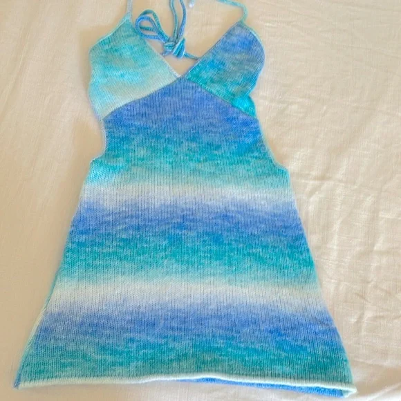 Frankies Bikinis | Debbie Knit Halter Dress - Picture 4 of 9